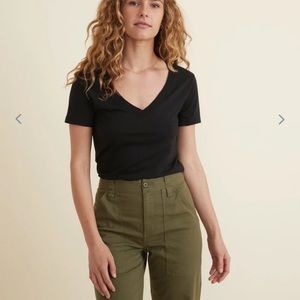Marine Layer 100% Cotton V-Neck Tee